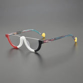 Cyd Retro Semi Circle Acetate Glasses Frame Oval Frames Southood